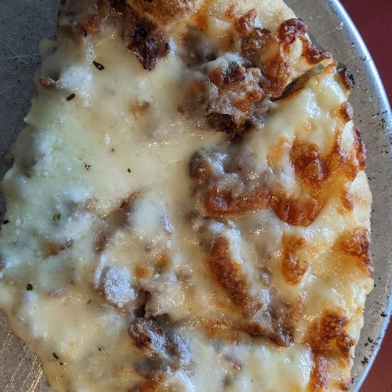 Philly Cheesesteak Pizza Delight