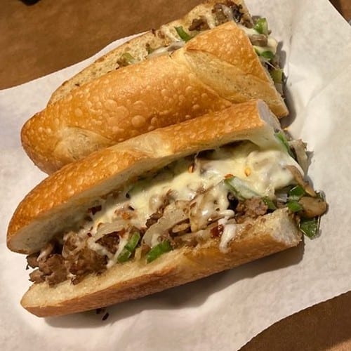 Philly Cheesesteak Sub.