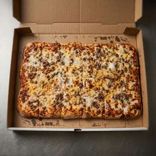 Cheeseburger Pizza (Rectangular 16"x24")